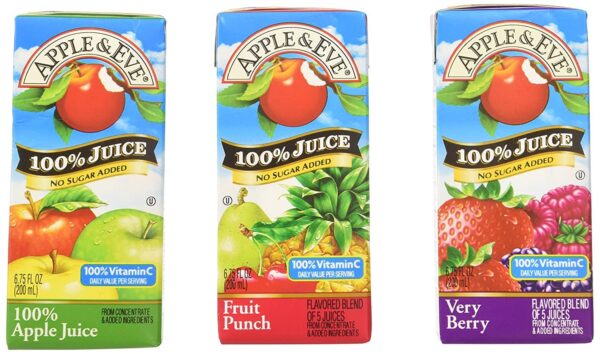 apple & eve juice boxes