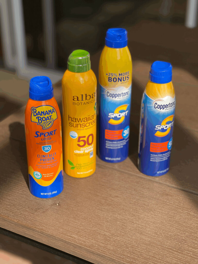 sunscreen selection