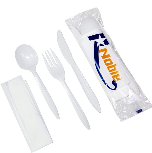wrapped plastic cutlery