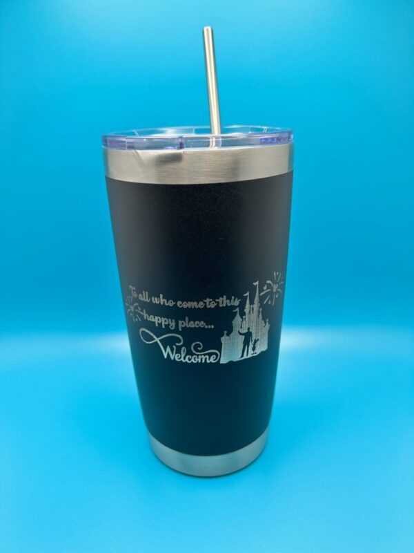add a treat vacation celebration engraved tumbler