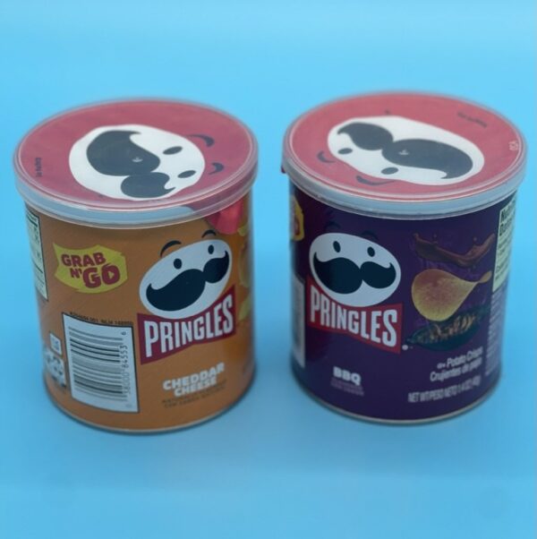 pringles, 2 snack cans