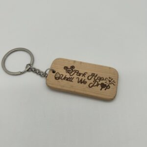 personalized rectangle keychain