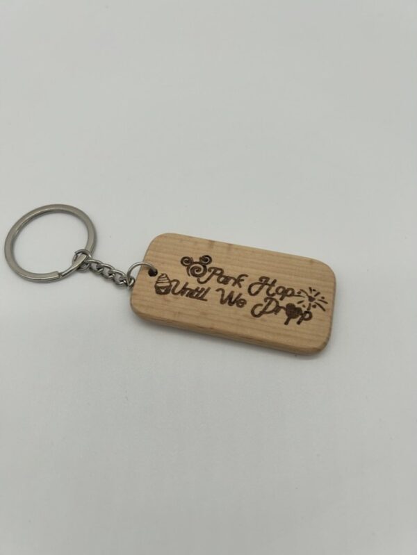 personalized rectangle keychain