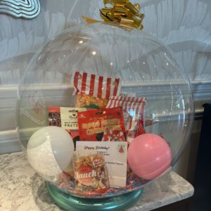 stuffed balloon selection of disney treats