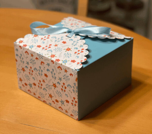 flowered gift box
