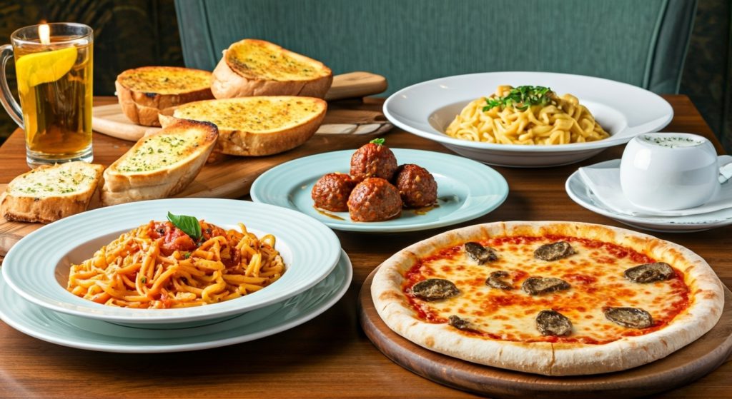 delicious full italian dinner package