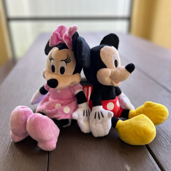 mickey or minnie value plush