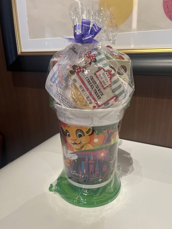 Disney Parks Popcorn Bucket With Disney Parks Snacks