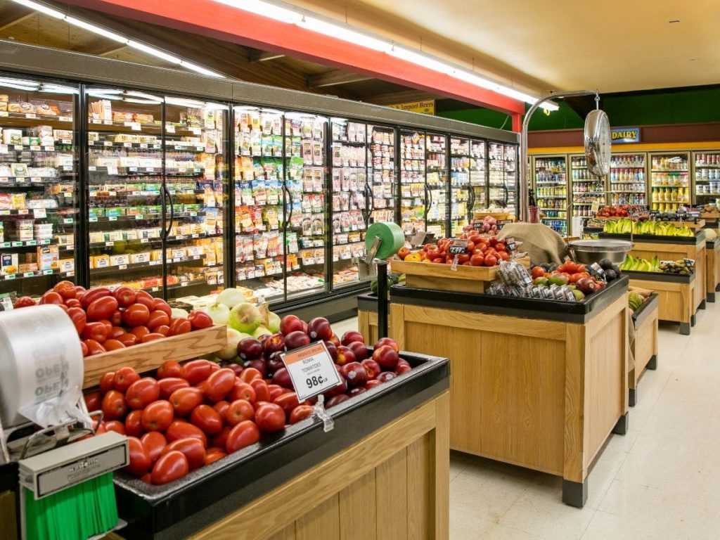 grocery delivery background