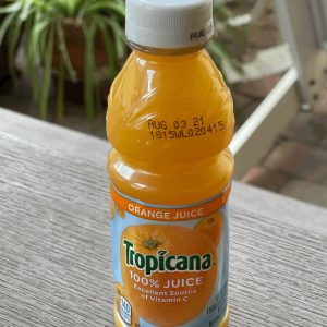 Tropicana Orange Juice, Four Individual Bottles