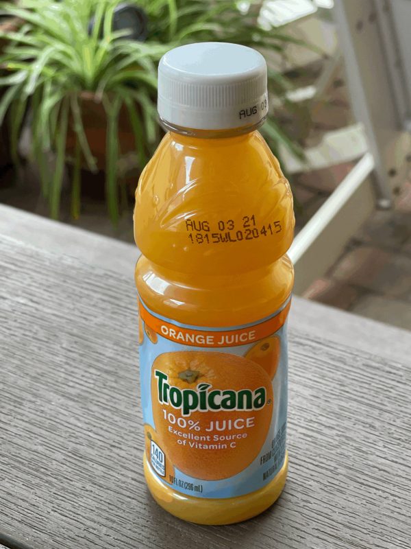 Tropicana Orange Juice, Four Individual Bottles