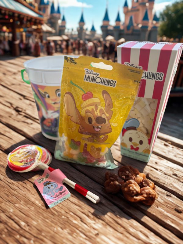 universal parks popcorn bucket with universal treats