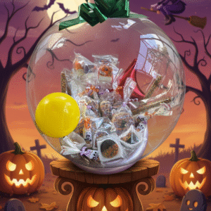 disney parks halloween popcorn bucket with disney halloween treats (copy)
