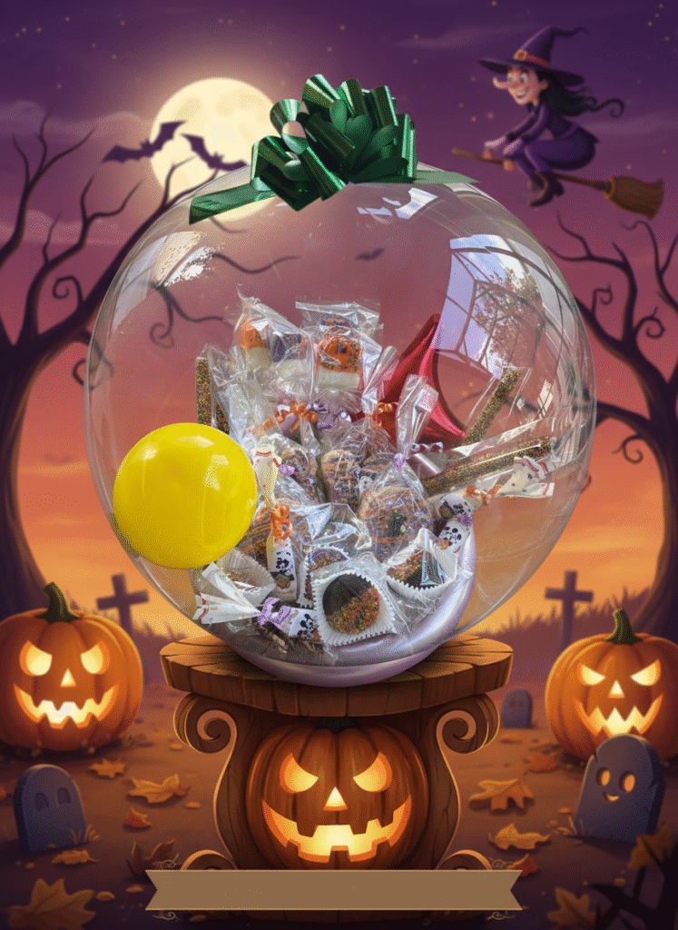disney parks halloween popcorn bucket with disney halloween treats (copy)